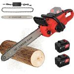 Tron�onneuse �lectrique sans fil 16 pouces 2000w brushless - scie � cha�ne lithium 21v coupe bois abattage ...