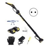 Tronçonneuse électrique sans fil - mini - scie à chaîne - 800w - 2 batteries 2000mah 21v Tronçonneuse électrique sans fil - mini - scie à chaîne - 800w - 2 batteries 2000mah 21v