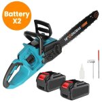 Tron�onneuse sans fil 16 pouces - moteur sans balais de 3500w - graissage automatique de cha�n - avec ...