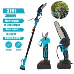 Tron�onneuse s�cateur �lectrique r�glable 3 en 1 avec rallongescie d�lagage le travail du bois scie de ...