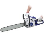 Tronconneuse thermique professionnelle 58 cm� puissance elevee pour coupe rapide et precise de bois dur ...