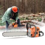 Tronçonneuse thermique professionnelle - 58cc 20 pouces - 2kw / 8500rpm - 89cm x 25cm x 28cm - grande ... Tronçonneuse thermique professionnelle - 58cc 20 pouces - 2kw / 8500rpm - 89cm x 25cm x 28cm - grande ...