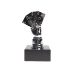 Trophe de poker poker hand - 13cm de hauteur - socle  personnalis argent