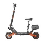 Trotinette �lectrique iwafo is2 - 800w tout - terrain pliable avec si�ge & coffre orange