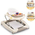 Trotteur bébé 2en1 baninni classic - de 6 mois à 12 kg - beige Trotteur bébé 2en1 baninni classic - de 6 mois à 12 kg - beige