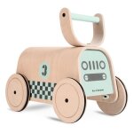 Beeloom - racer - trotteur bebe marcheur en bois jouet a tirer dequilibre enfants vert 12 mois