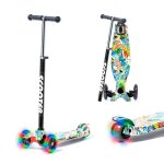 Trottinette 3 roues ataa flash vert - jeux et jouets pour enfants plein air