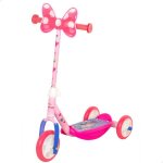Trottinette � 3 roues pour enfants - disney - minnie - r�glable en hauteur - 59x36x65 cm - rose - antid�rapant ...