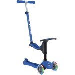 Trottinette 3 roues �volutive - globber - sporty lights - bleu - lumineuses - porteur draisienne trottinette ...