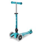 Trottinette 3 roues mini micro deluxe aqua pliable led