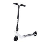 Trottinette acrobatique - nils extreme - hs138 - noir - turquoise - acier et aluminium - roues pu 100x24 ...