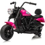 Trottinette �lectrique 3 roues enfant 18 mois + - 6v lumineux & sonore noir - autonomie 45 min magenta ...