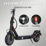 Trottinette �lectrique adulte 350w e - scooter urbain pliable avec pneus 85 pouces autonomie 30 km vitesse ...