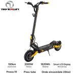 Trottinette �lectrique blade mini ultra v4 jaune - double moteur 2000w autonomie 100km batterie 1620wh ...