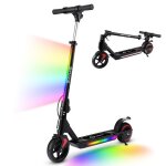 Trottinette �lectrique enfant - guidon r�glable 86 - 99 cm moteur 130w 3 vitesses (8 - 14 km / h) autonomie ...