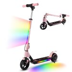 Trottinette �lectrique enfant - guidon r�glable 86 - 99 cm moteur 130w 3 vitesses (8 - 14 km / h) autonomie ...