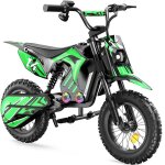 Trottinette �lectrique enfant iscooter a14 - aventure avec leds & musique moteur 500w puissant pour terrains ...