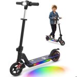 Trottinette �lectrique enfants - pliable - roues 6. 5? - �cran led - 3 vitesses - 130w - autonomie 15km ...
