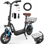Trottinette �lectrique iscooter adulte i12 avec si�ge 500w autonomie 35km 36v7. 5ah 12 120kg double absorption ...