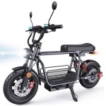 Trottinette �lectrique iscooter dx5 pro - selle & panier - 2000w ? batterie 52v 18ah - autonomie 90 - ...