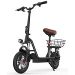 Trottinette lectrique iscooter i12 avec sige 500w autonomie 30 - 35km 36v7. 5ah 12 deux amortisseurs ...
