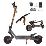 Trottinette tout - terrain �lectrique kukirin g2 ultra double moteur 800w batterie 48v 18ah pneus 10 ...