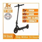 Trottinette �lectrique pliable kukirin s1 max 350w 36v 104ah autonomie de 39 km pneus pleins 8
