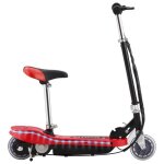 Trottinette lectrique avec selle et led 120 w - sweet - rouge 85670 - pliable - 50 kg