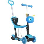 Trottinette pour enfants trottinette 3 roues volutive 3 en 1 hauteur guidon rglable canne telescopique ...