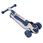 Trottinette enfant fille garon 3 roues pliant led lumire en pu facile  transporter