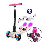 Trottinette enfant shuttle avec fum�e rose -