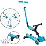 Trottinette �volutive - globber - go up active light 360� - bleu eau