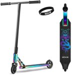 Trottinette freestyle - soke - xtr street - couleur arc - en - ciel - guidon 57 cm - poids 41 kg