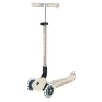 Trottinette - globber - go up deluxe lights - 3 roues - paille de bl - beige