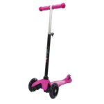 Trottinette - jamara - kicklight vert - enfant - loisir - 5 ans - rose - mixte - 2 roues - poids jusqu ...