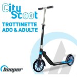 Trottinette mcanique - beeper city scoot - roues 8 - suspension avant - cadre noir - avec frein guidon ...