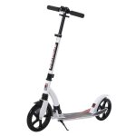 Trottinette pliable pour adulte enfant à partir 14 ans hauteur guidon réglable alu blanc Trottinette pliable pour adulte enfant à partir 14 ans hauteur guidon réglable alu blanc