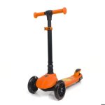 Trottinette pliable pour enfants lamborghini - 3  6 ans - avec 3 roues - orange