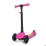 Trottinette pliable pour enfants lamborghini - 3  6 ans - avec 3 roues - rose