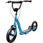 Trottinette ville enfants 8 + ans 50?kg max freins mains roues gonflables 30?cm cadre acier