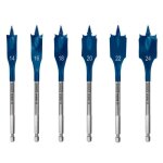 Mches plates - bosch - 2608900332 - 6 mches - 14 - 24 mm - acier