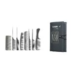 Trousse de 8 peignes carbone antistatique centaure