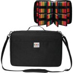 Trousse crayons grande capacit� 480 couleurs - �tanche organisateur peinture artiste - pinceaux feutre ...
