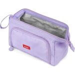 Trousse � crayons scolaire de grande capacit� sac � crayons �cole pour filles gar�ons �tudiants mauve ...