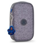 Trousse kipling 50 pens 21 cm haut de gamme almost jersey c - kipling - trousse - gris - enfant - mixte ...