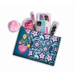 Trousse de maquillage lavable en tissu pour enfant - clementoni crazy chic - contient 5 produits de maquillage ...