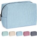 Trousse de maquillage en velours c�tel� pour femme trousse de maquillage de voyage avec fermeture �clair ...