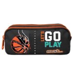 Trousse rectangulaire basketball lets go play must 21 cm - 2 cpt