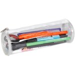 Trousse - spcial examen - transparente - 7 x 22 cm - 1 compartiment zipp - mixte