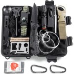 Trousse de survie 14 en 1 ? premiers soins polyvalente pour camping randonn�e alpinisme et sports outdoor ...